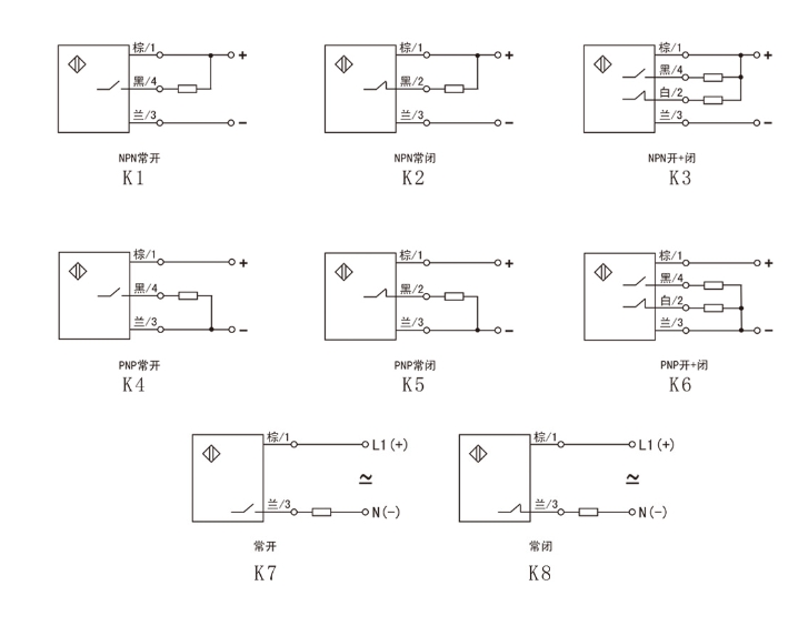 接近開關(guān)接線圖怎么看？